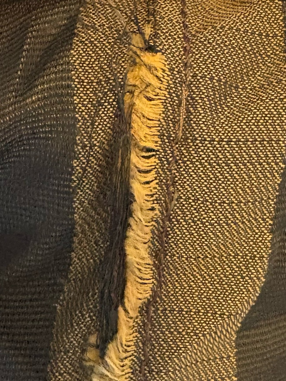 Fendi Olive Green and Black Striped Crossbody Bag - Picture 6 of 8